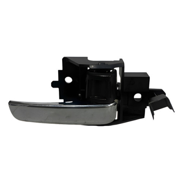 Maçaneta Interna Porta Dianteira Direita  Pajero Sport 2021 Prata Dianteira