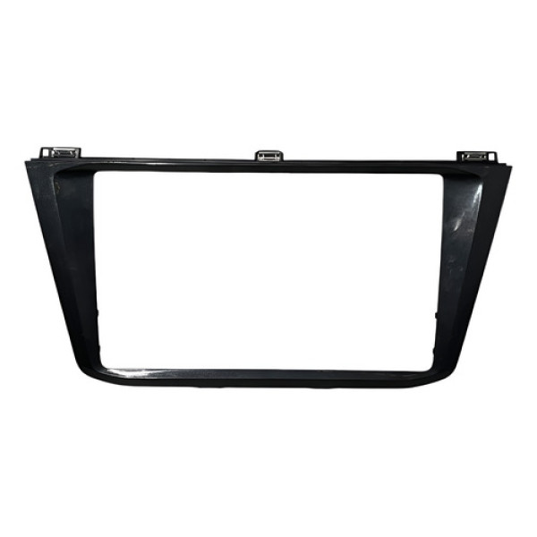 Moldura Multimídia Vw Tiguan R Line 2018 2019 2020 Preto