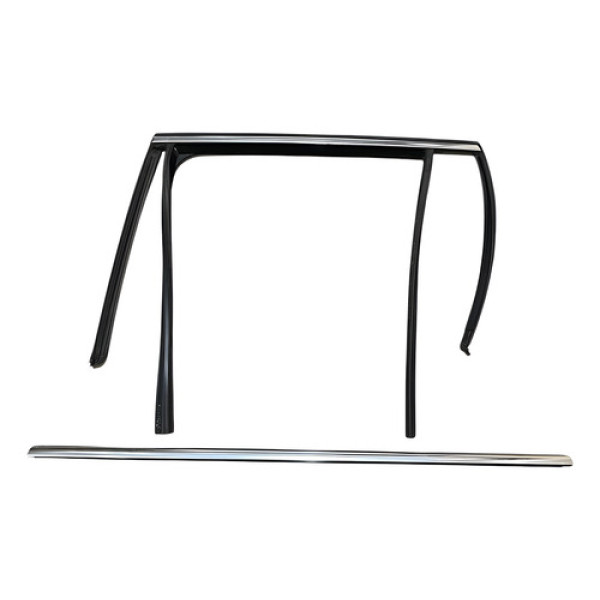 Kit Pestana Da Porta Traseira Esquerda Bmw X5 F15 2014 2016 Preto