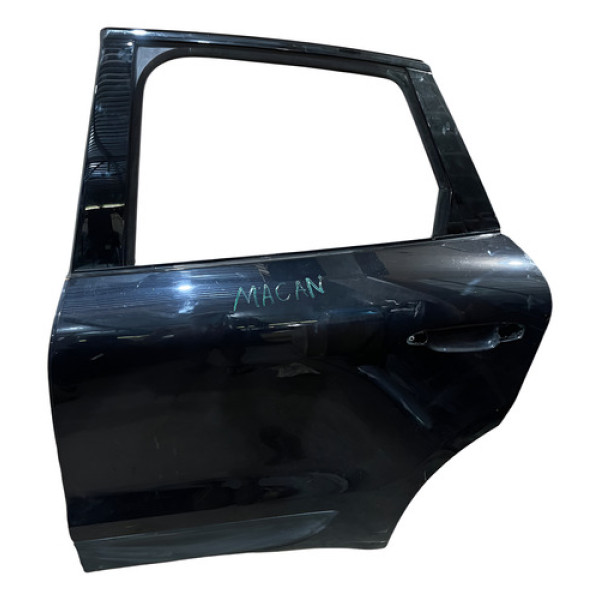 Porta Traseira Esquerda Porsche Macan 18 Blindado Traseira Esquerda Preto