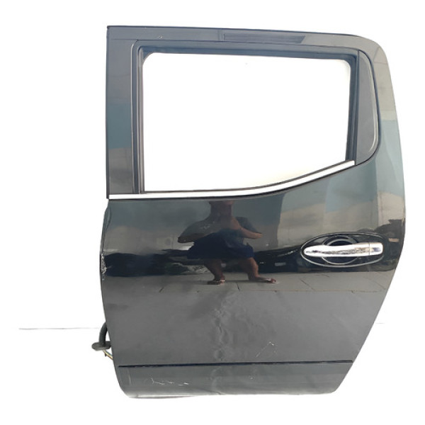 Porta Traseira Esquerda Frontier 2017/2020 Com Detalhe Traseira Esquerdo Preto