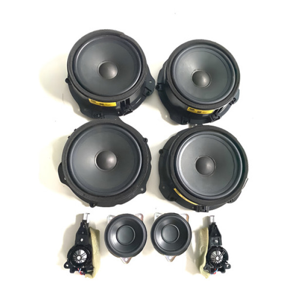 Jogo Alto-falante Meridian Jaguar F Pace 2018 2019 Preto