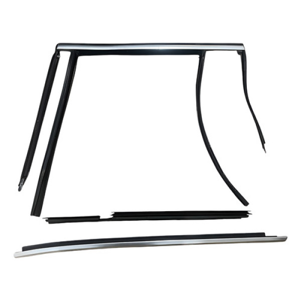 Kit Pestana Porta Traseira Esquerda Bmw X3 G01 2020 Preto