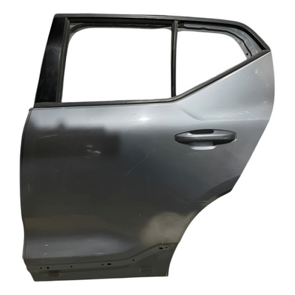 Porta Traseira Esquerda Volvo Xc40 Com Detalhe 2020/2022 Traseira Esquerda Prateado