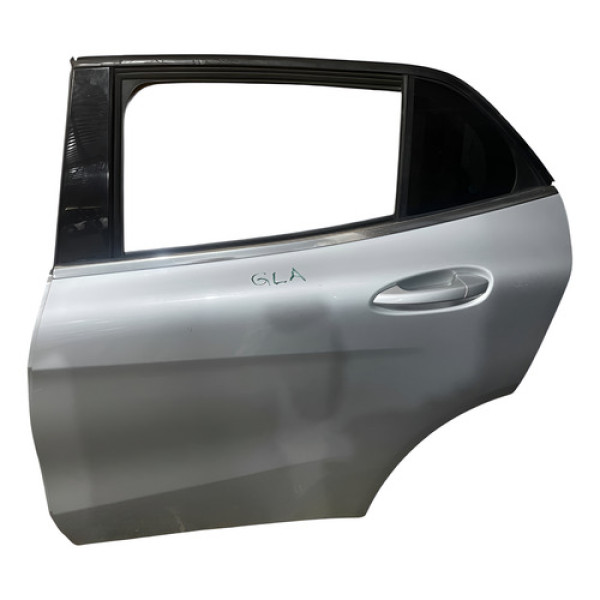 Porta Traseira Esquerda Mb Gla 200 2015 2016 Traseira Esquerdo Prata