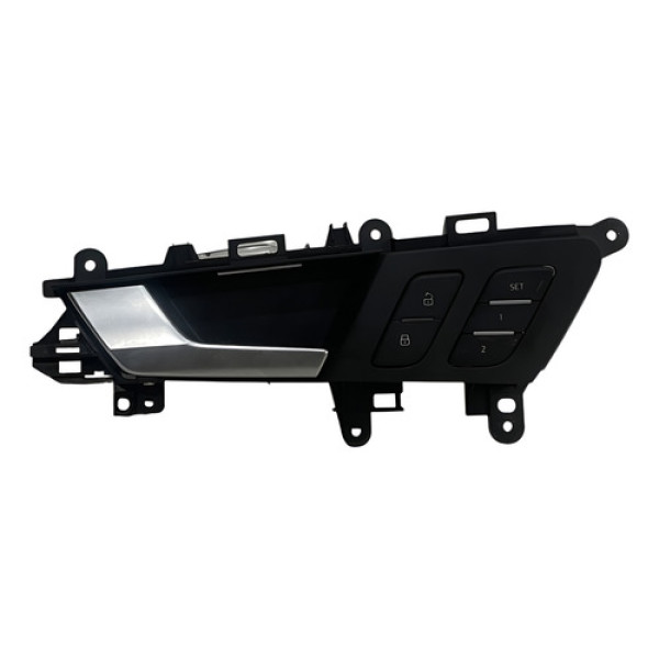 Maçaneta Interna Dianteira Esquerda Audi Q5 2018 2019 Preto Dianteira