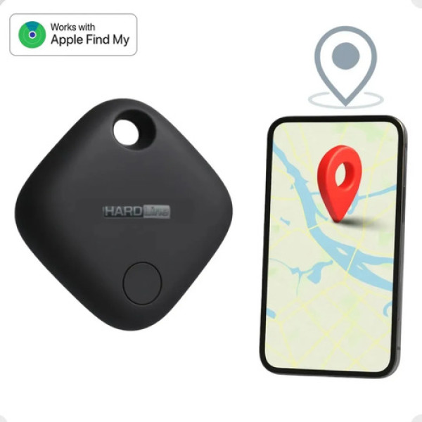 Localizador Smart Tag Hardline Rastreador Gps Cor Preto Compatível Com iPhone Apple Branco