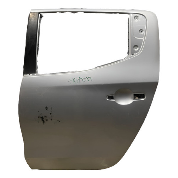 Porta Traseira Esquerda New Triton 2022/2024 Dianteira Esquerdo Prateado