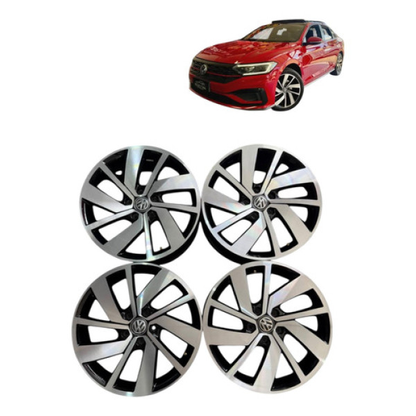 Jogo De Roda Aro 18 Jetta Gli 2020 2021 Original Prateado