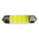 Lampada Led Carro Torpedo Cob Canbus Canceller Teto Pingo H1 Branco Branco-frio