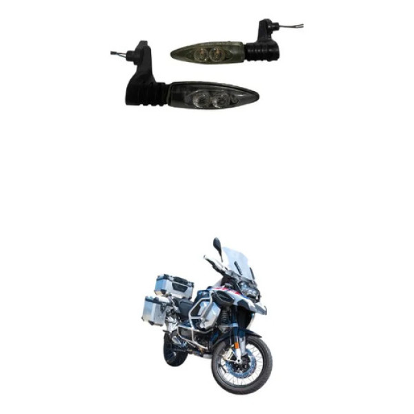 Par De Pisca Traseiro Bmw R1200 2012 Cinza-escuro