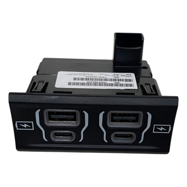 Tomada Usb Carregador Traseiro Rampage Rebel Diesel 2023 24 Preto