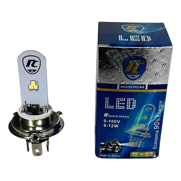 Lampada Moto Led 6500k H4 Titan 150 160  Start 160 Fan Biz