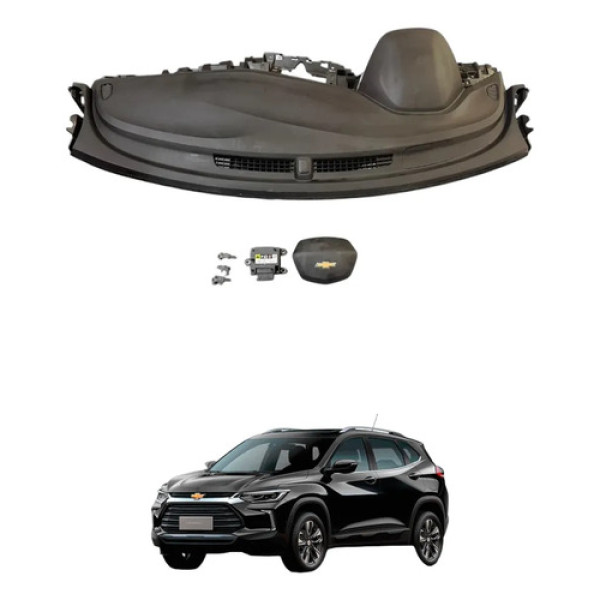 Painel Tabelier Airbag Tracker 2020 A 2024 Preto