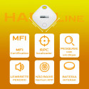 Localizador Smart Tag Hardline Rastreador Gps Cor Preto Compatível Com iPhone Apple Branco