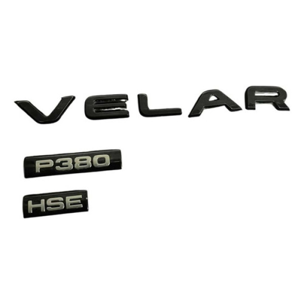 Emblema Tampa Traseira  Range Rover Velar 2018 Bege