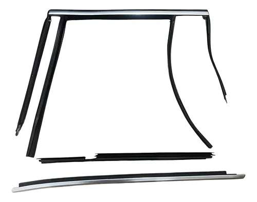 Kit Pestana Porta Traseira Esquerda Bmw X3 G01 2020 Preto